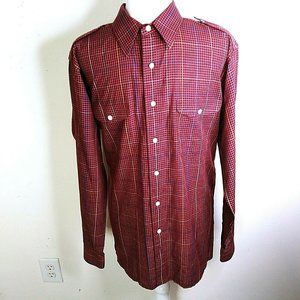Christian Dior◆長袖シャツ/M/コットン/ORN/チェック Christian Dior(クリスチャンディオール) / 長袖シャツ/チェック